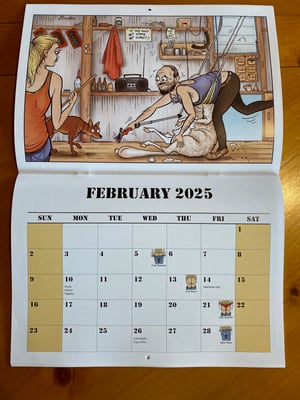 Image of BALE NUMBER 2025 Calendar