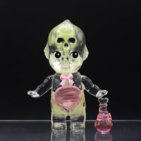 Image 2 of 3 inch Green Glow in the Dark Skeleton Rose Oneill XGuilia Tofana Collection Pink Poison Double Cast