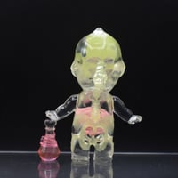 Image 4 of 3 inch Green Glow in the Dark Skeleton Rose Oneill XGuilia Tofana Collection Pink Poison Double Cast