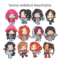 PREORDER LOONA Redebut Phone Charms