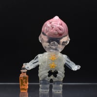 Image 4 of 3 inch Glow in the Dark Anatomy Rose Oneill X Guilia Tofana Collection Orange Poison Double Cast