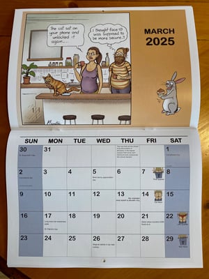 Image of THE RABBIT TRAP 2025 Calendar