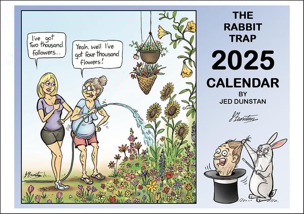 Image of THE RABBIT TRAP 2025 Calendar