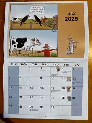 Image of THE RABBIT TRAP 2025 Calendar