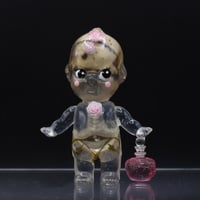 Image 2 of 3 inch Glow in the Dark Uterus Rose Oneill X Guilia Tofana Collection Pink Poison Double Cast