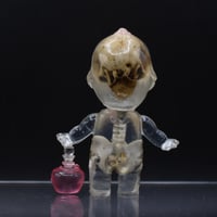 Image 4 of 3 inch Glow in the Dark Uterus Rose Oneill X Guilia Tofana Collection Pink Poison Double Cast