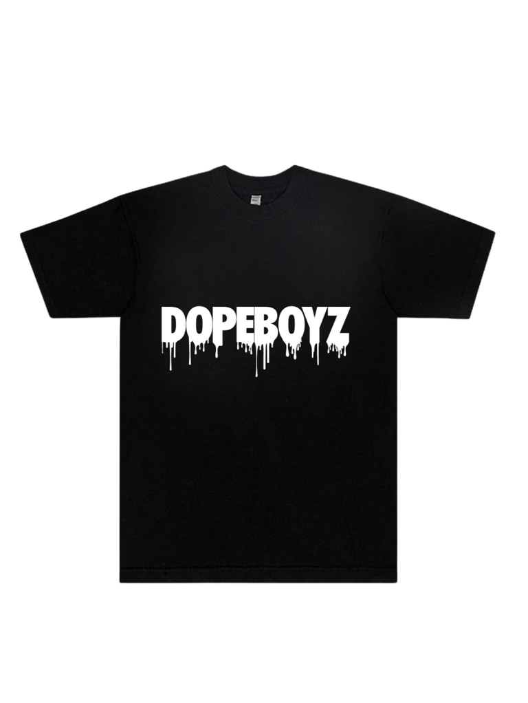 DOPEBOYZ DRIP TEE- BLACK