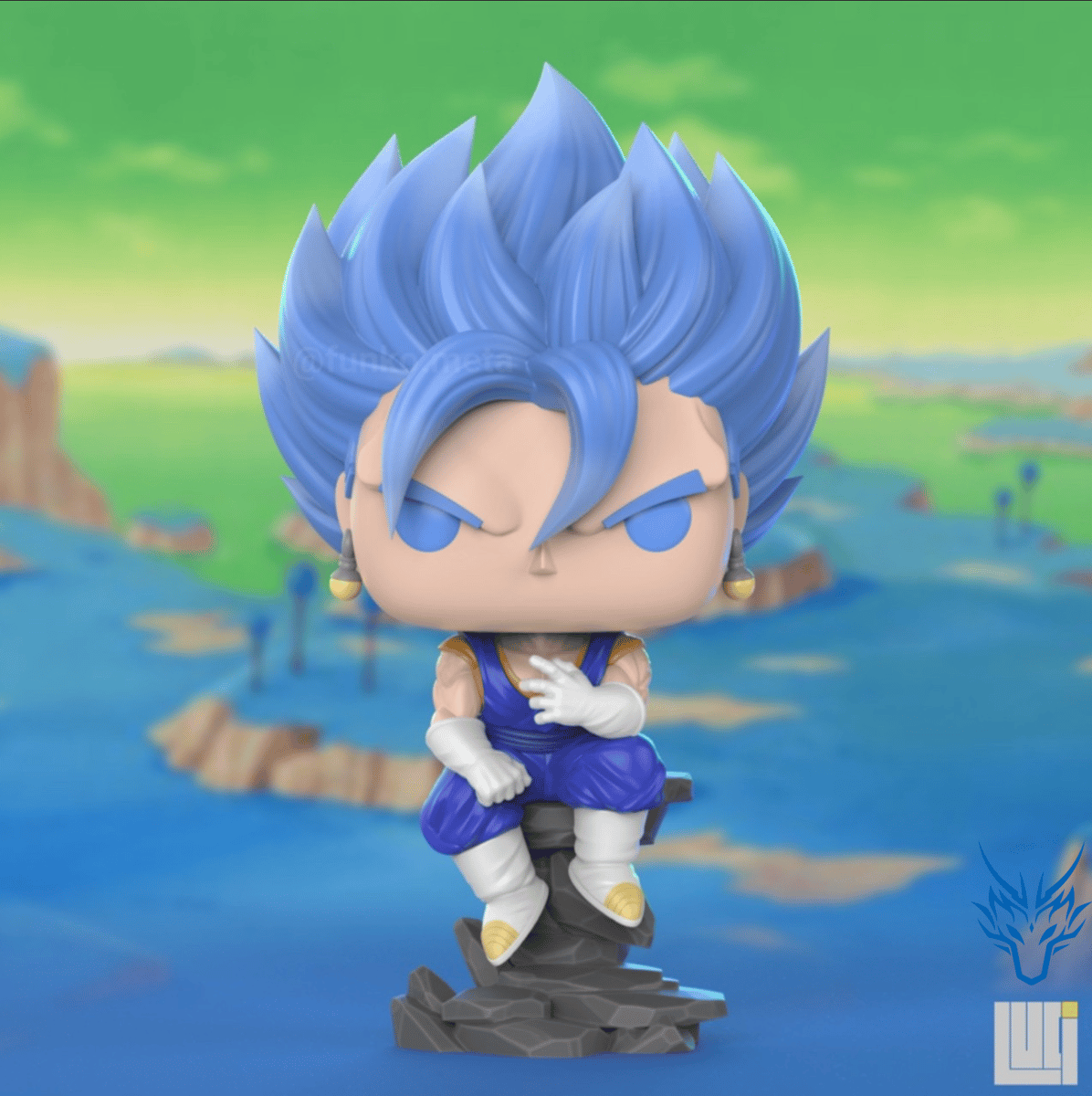 Dragon Ball Ssb Goku Funko Pop Saiyan Blue Ssb Goku Pop Blue