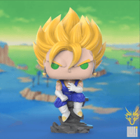 SUPER SAIYAN (SSJ) VEGITO DRAGON BALL Z CUSTOM FUNKO POP