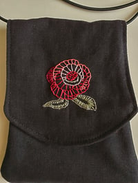 Image 2 of Rose Embroidered Festival Bag