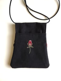 Image 3 of Rose Embroidered Festival Bag