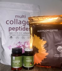 Colageno , Café , Triple Magnesio y Detox