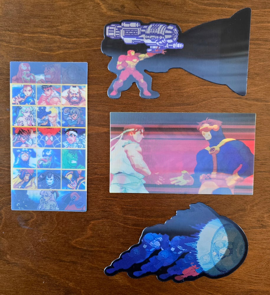 Image of MvC Fighting Collection Stickers