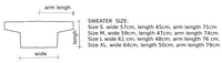 Image 5 of Women handknit oversize  striped color sweater (recycled mohair blend, apricote)