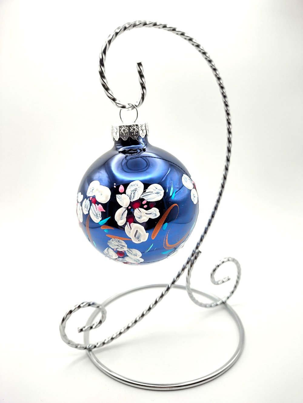 Blue Glossy Cherry Blossoms No.3