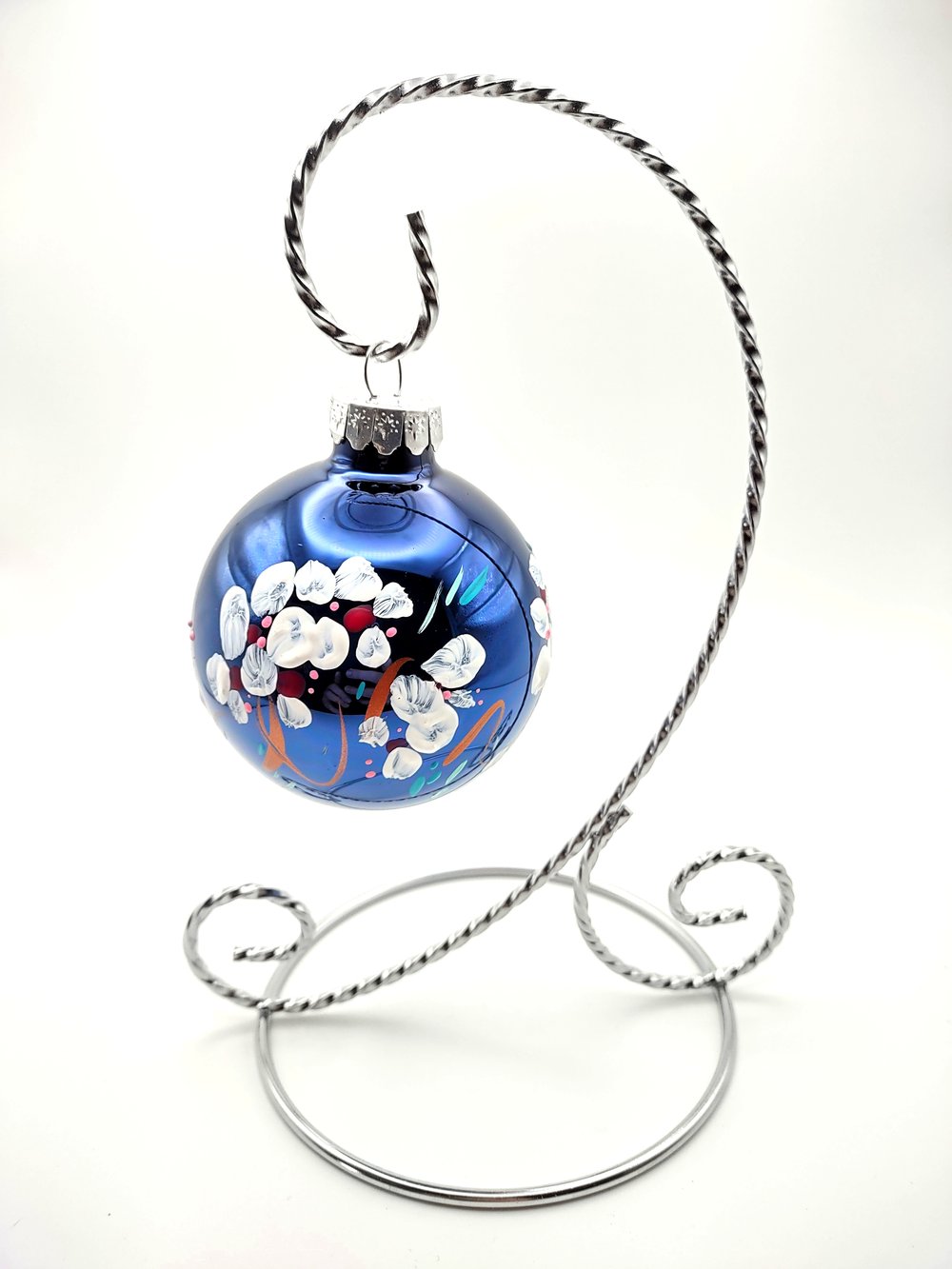 Blue Glossy Cherry Blossoms No.5