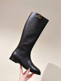 Image 1 of GG Leather Long Boots