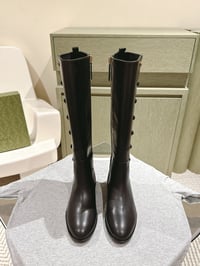 Image 8 of GG Leather Long Boots