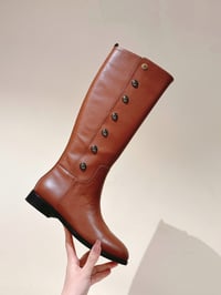 Image 11 of GG Leather Long Boots