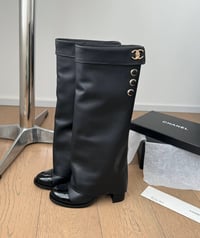 Image 1 of CC Knee Leather Boots