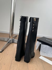 Image 2 of CC Knee Leather Boots