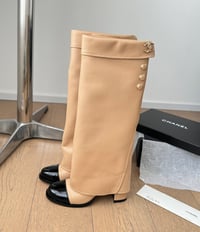 Image 3 of CC Knee Leather Boots