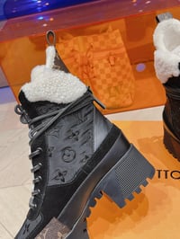 Image 11 of LV Suede Lace Ankle Boot