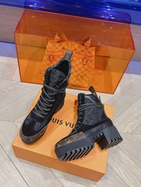 Image 2 of LV Wool Ankle Boots