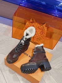 Image 9 of LV Wool Ankle Boots