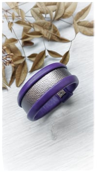 Image 3 of ESSENTIAL SMALL Bangles - Different Purple