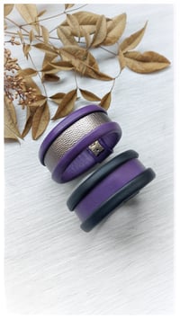 Image 1 of ESSENTIAL SMALL Bangles - Different Purple