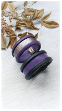 Image 2 of ESSENTIAL SMALL Bangles - Different Purple