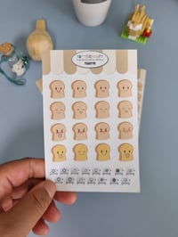 Toastie Character Sticker Sheet