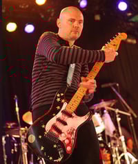 Image 2 of Billy Corgan guitar stickers Fender Stratocaster Smashing Pumpkins ORGANIC stars. Set 58