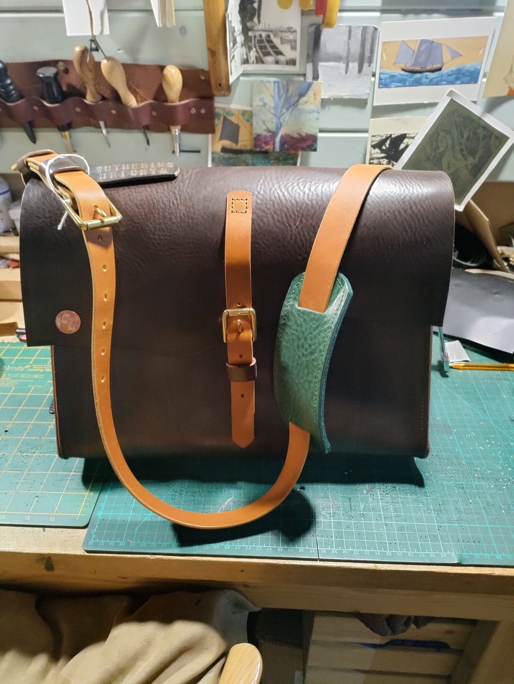 Wuthering Heights 1847 Messenger Bag