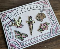 Image 1 of Gap Filler Mini Pins - Pastel