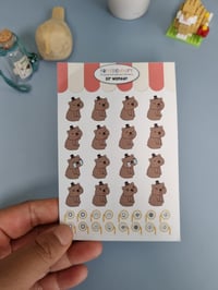 Sir Wombat Character Sticker Sheet