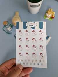 Chicken Character Sticker Sheet