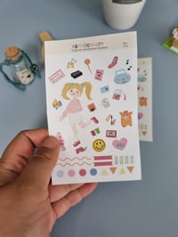 Image 1 of 90s Chic Pia Sticker Sheet