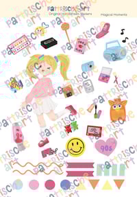 Image 2 of 90s Chic Pia Sticker Sheet