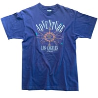 Image 1 of SINGLE STICH ADVENTURE LOS ANGELES TEE - 1990s - L