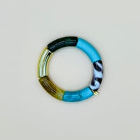 Image 2 of Azure glow barrel bracelet 