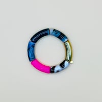 Image 2 of Electric marble barrel bracelet