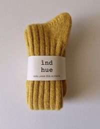 NORDICO LONG SOCKS_ALPACA AND WOOL_ZAFFERANO MELANGE