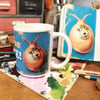 CAFFEINE BOUNCE<BR>ARTbyJEN Retro Mug<BR><font color="#c9252c">FREE POSTAGE</font>