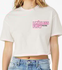 Limitless Flow Posing - Oversized Sleeves Crop Tee