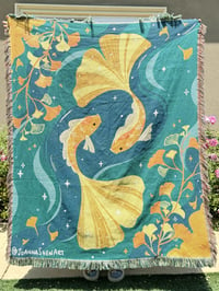 Image 1 of Woven Blanket | Gingkoi Original Design