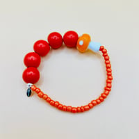 Image 2 of Red pixie bead bracelet 