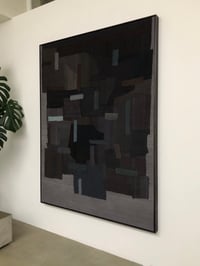 Image 2 of large abstract silk composition (night)
