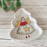 Image 4 of Handmade Ceramic Christmas Tree Fairy Dish